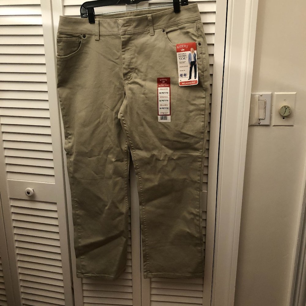 Riders by Lee women beige slimming jeans, 18